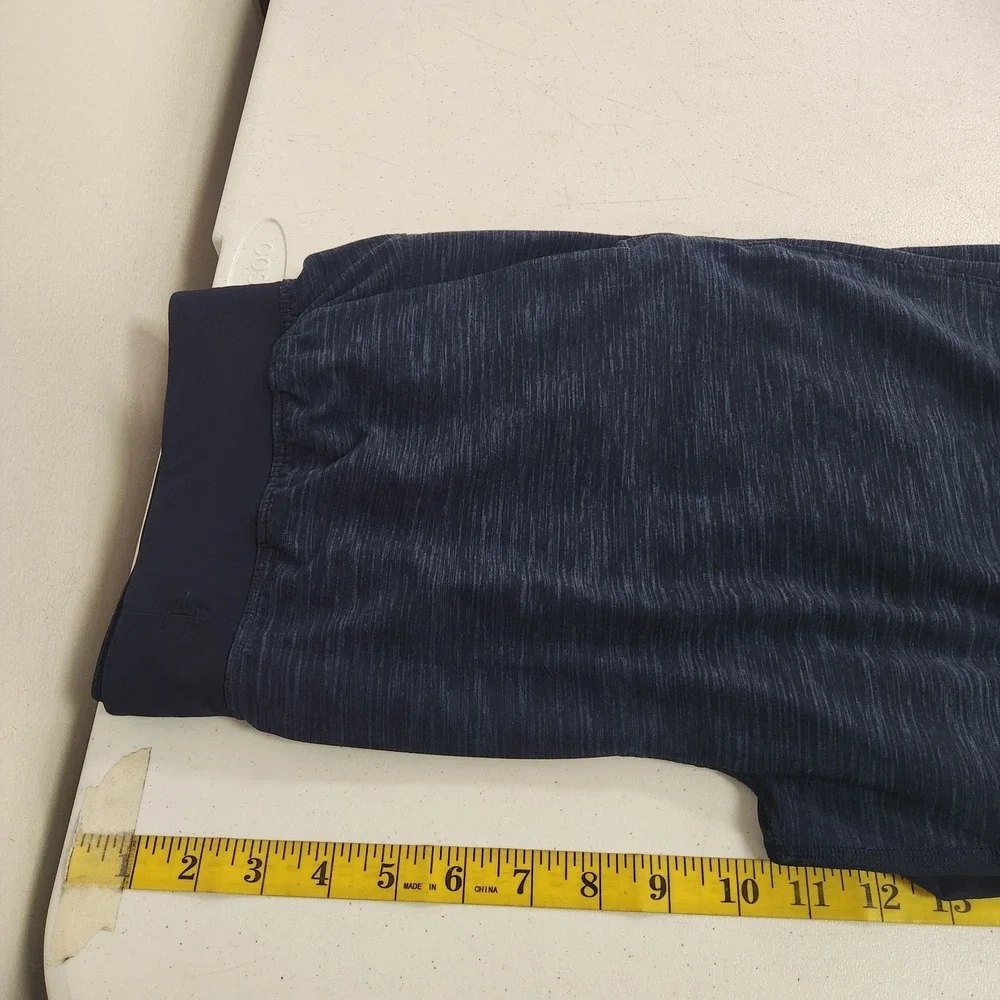 Lululemon Mens The 11 Inch Pull On‎ Shorts Size L Blue Drawstring Workout Gym